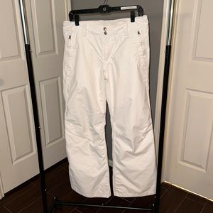 North Face white ski pant